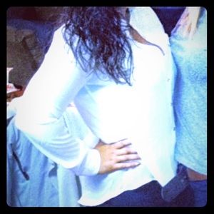 Long sleeve silky full button blouse